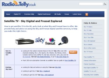 Digital TV website